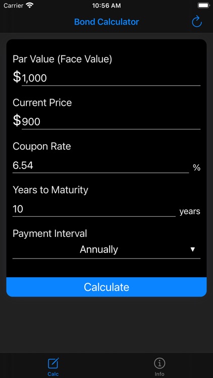 Bond Calculator - Calc