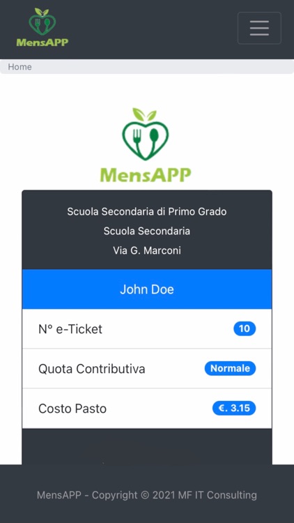 MensApp Docenti