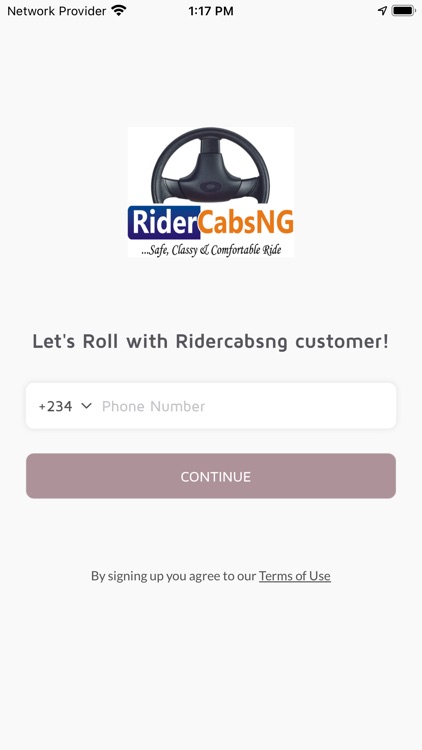 Ridercabsng customer