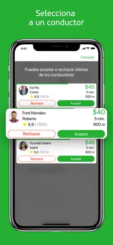 Captura 2 inDriver: Taxi alternativo iphone