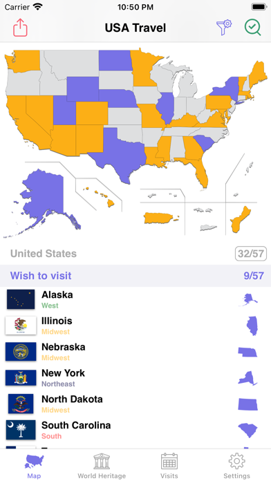 USA Travel: I've Been in US screenshot 3