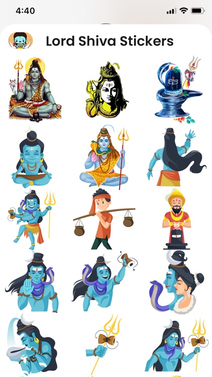 Lord Shiva Stickers!