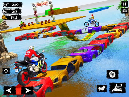 Mega Ramp Bike Stunt Race 3D screenshot 2