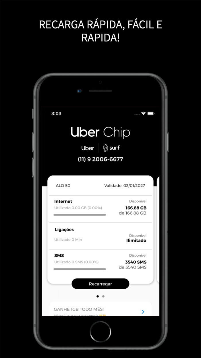 Uber Chip e Surf Telecom