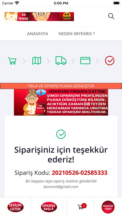 08Yemek - Yemek Siparişi screenshot-4