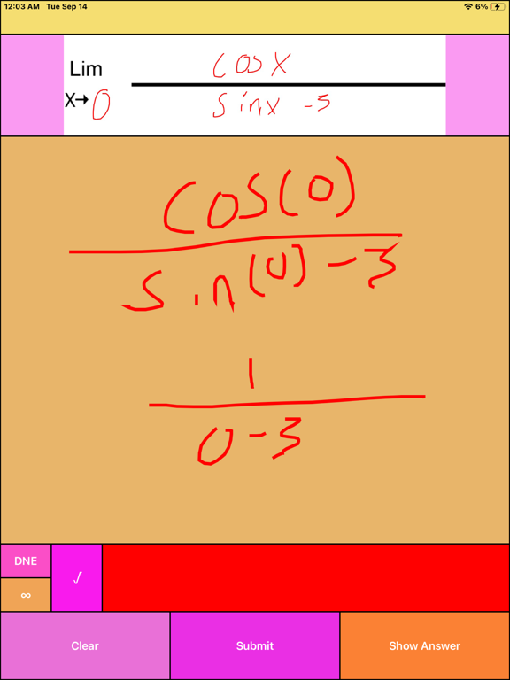 Calculus Limit Practice screenshot 3