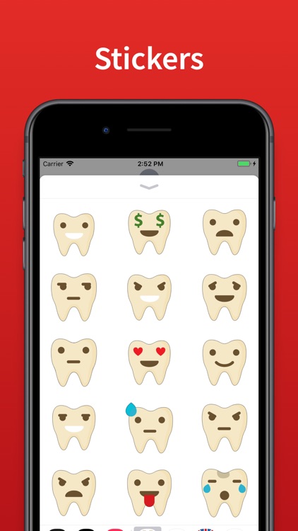 Tooth Emojis Stickers for text