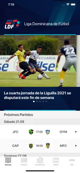 Game screenshot Liga Dominicana de Fútbol apk