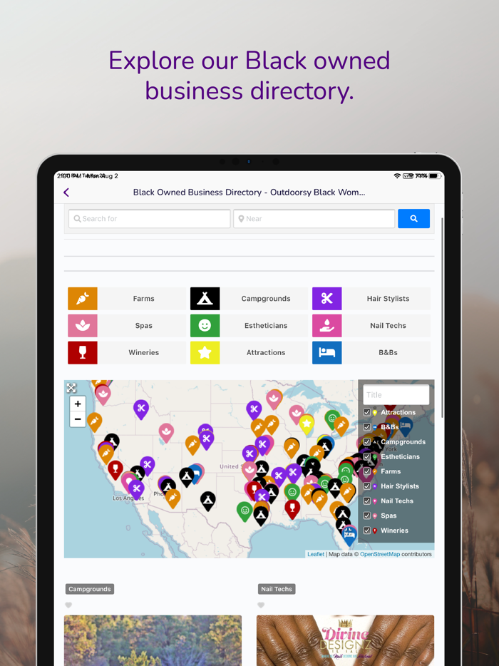 Outdoorsy Black Women