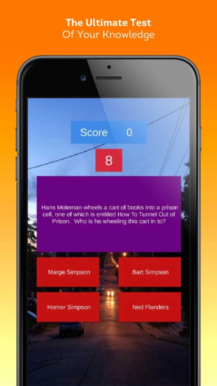 Trivia for The Simpsons