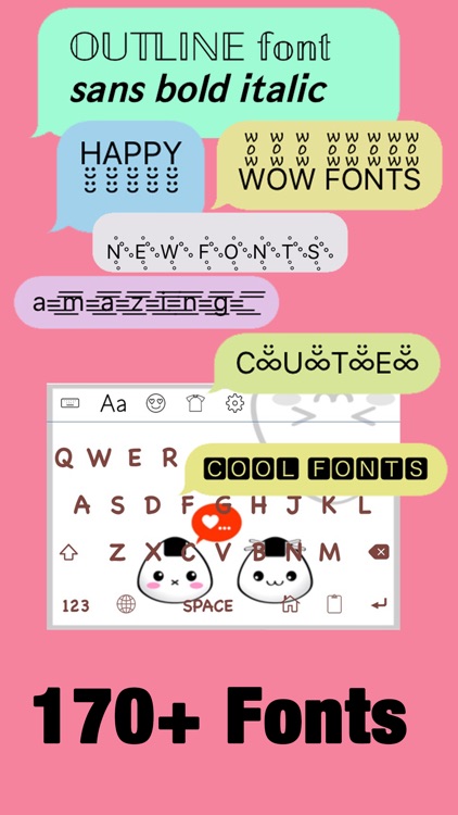 Color Fonts Keyboard