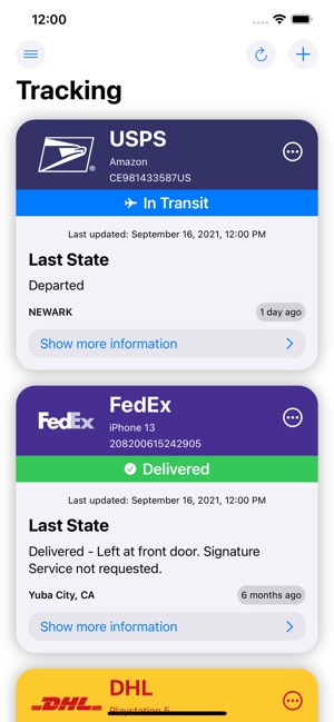 Deliveries Tracker