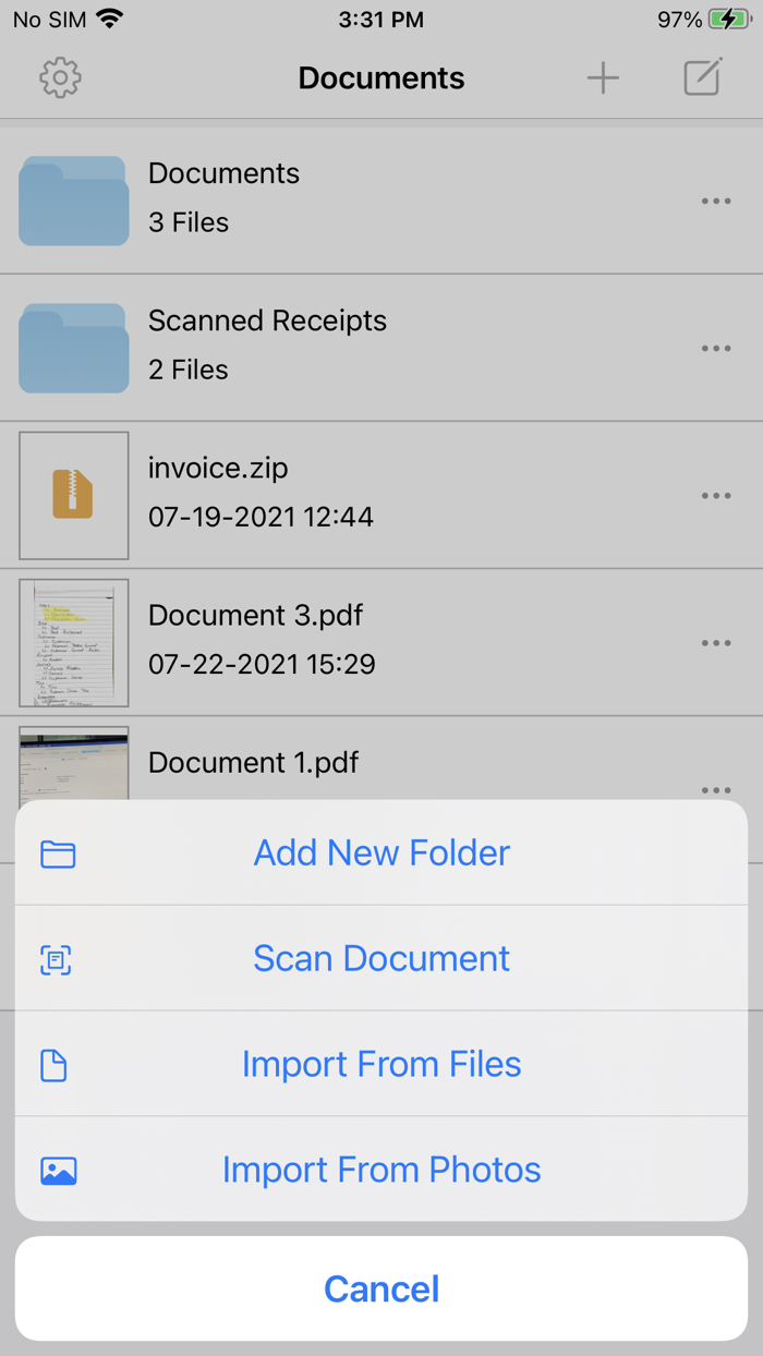 Scanner Plus- PDF File Manager