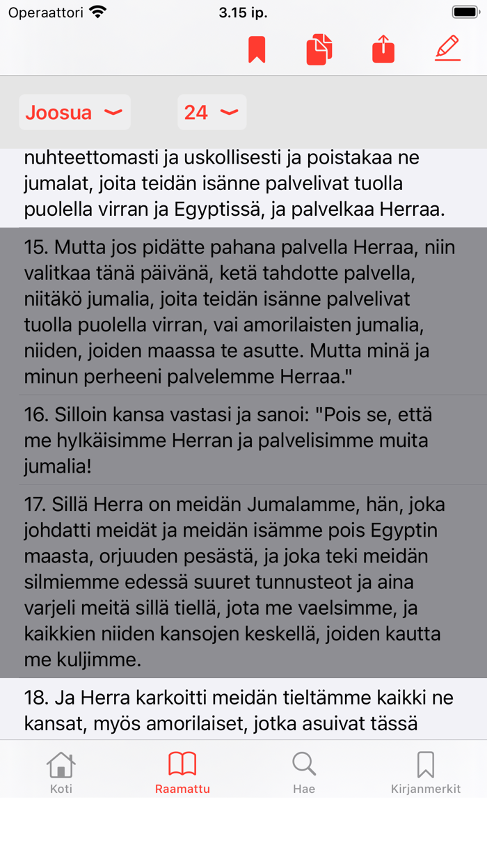 Finnish Pyhä Raamattu 1938