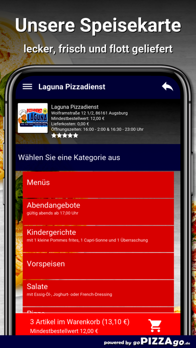 Laguna Pizzadienst Augsburg screenshot 4
