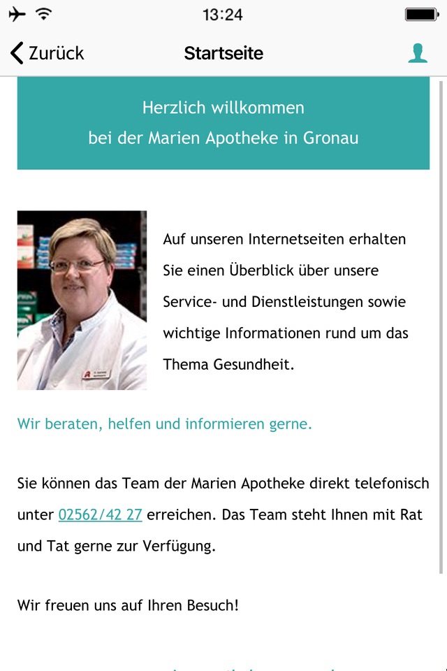 Marien Apotheke Gronau screenshot 2