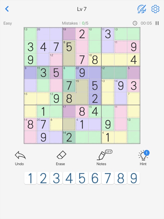 Killer Sudoku - Puzzle Game screenshot 2