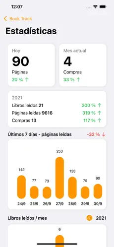Captura 7 Book Track - Catalogar libros iphone