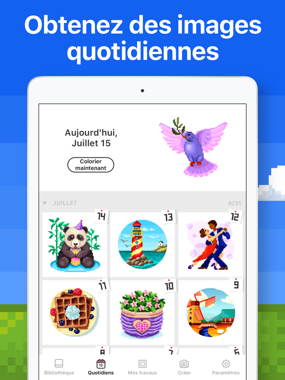 Jeux de coloriage - Pixel Art Jeux de coloriage - Pixel Art