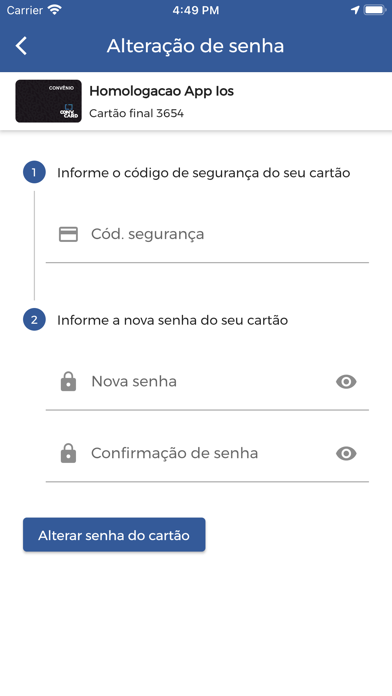 Meu Cartão Convcard screenshot 4