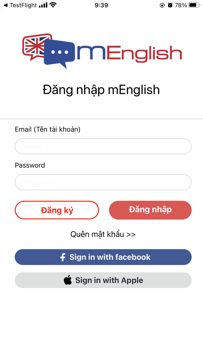 mEnglish - Tiếng anh online