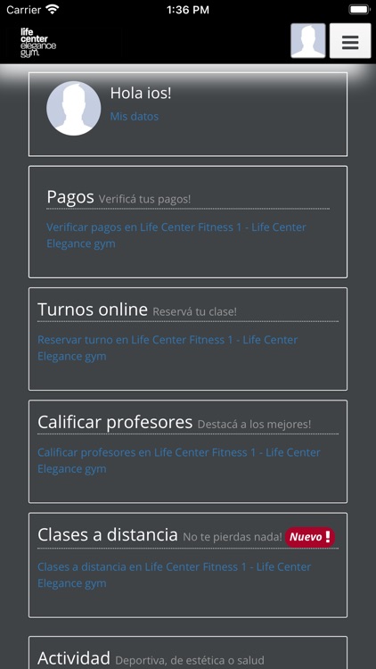 Life Center Elegance gym