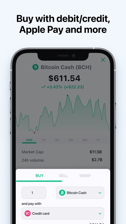 Bitcoin Wallet: buy BTC & BCH