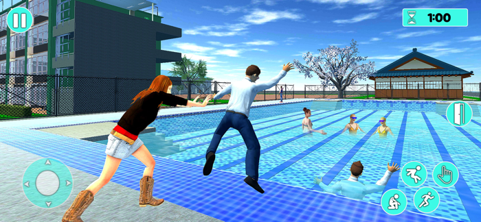 Anime Bad Girl School Life 3D