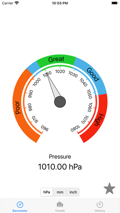 AtmoBarometer Screenshots