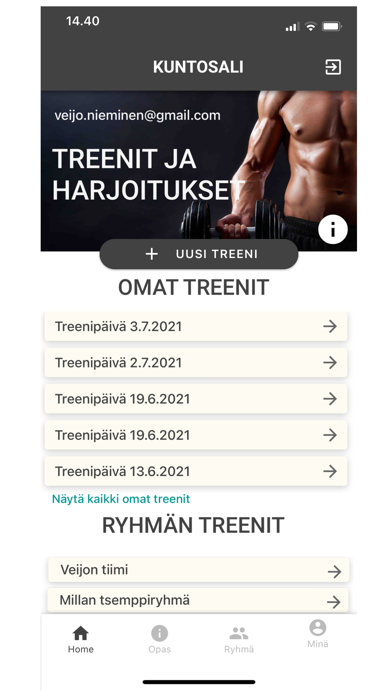 Screenshot #1 pour Kuntosali