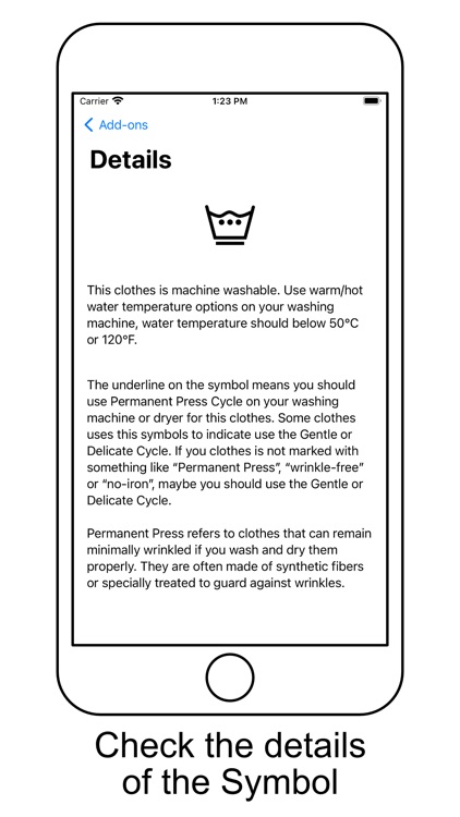 Laundry Symbols Guide screenshot-3