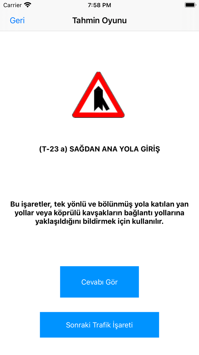 Ehliyet Sınavı Hazırlık