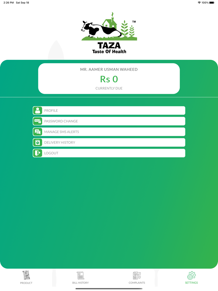 Taza - Taste of Health