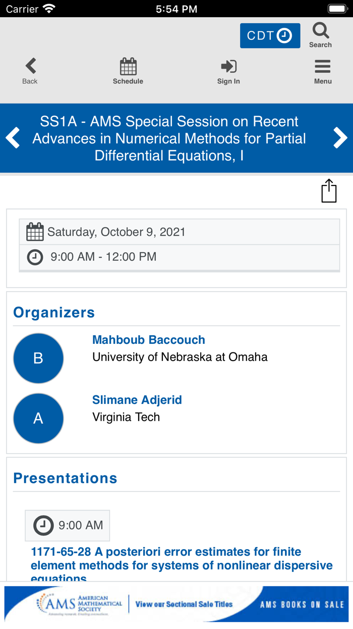 AMS Fall Central 2021