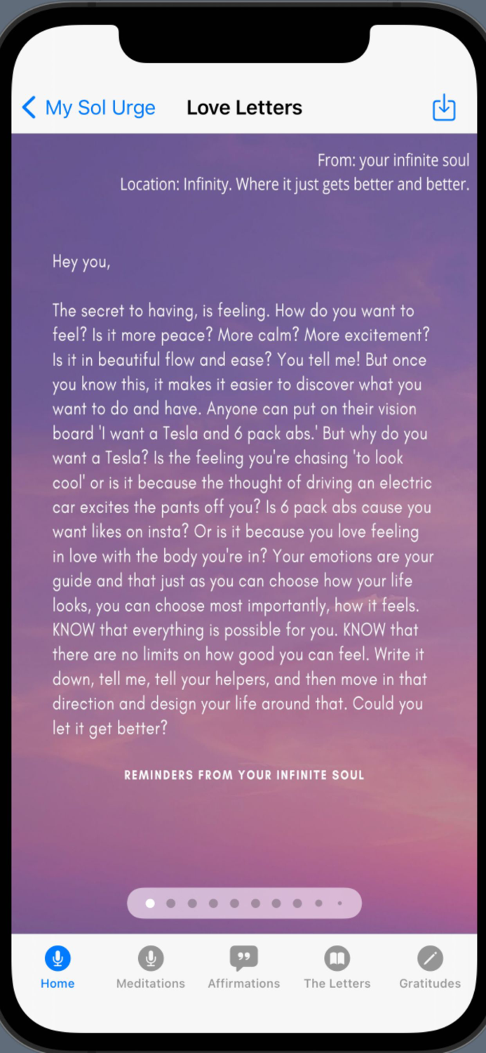 My Sol Urge 21 Reminders