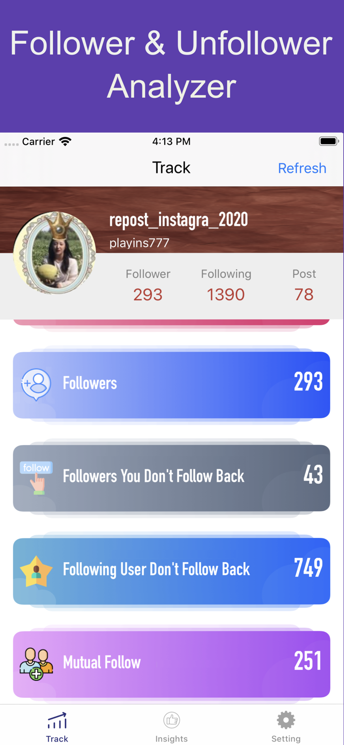 Followers Tracker Insight™