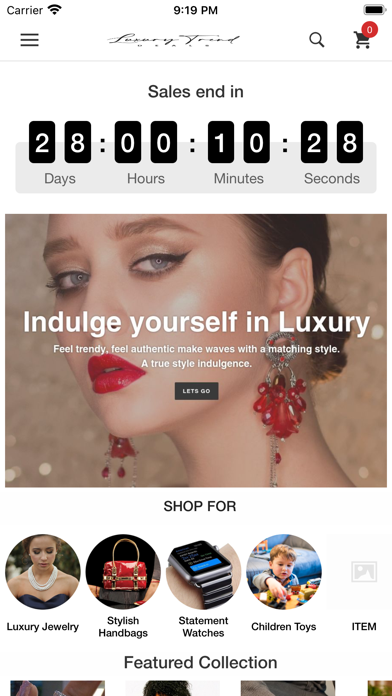 Luxury Trend Deals screenshot 1