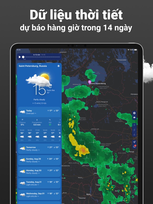 Clime: Radar Thời tiết