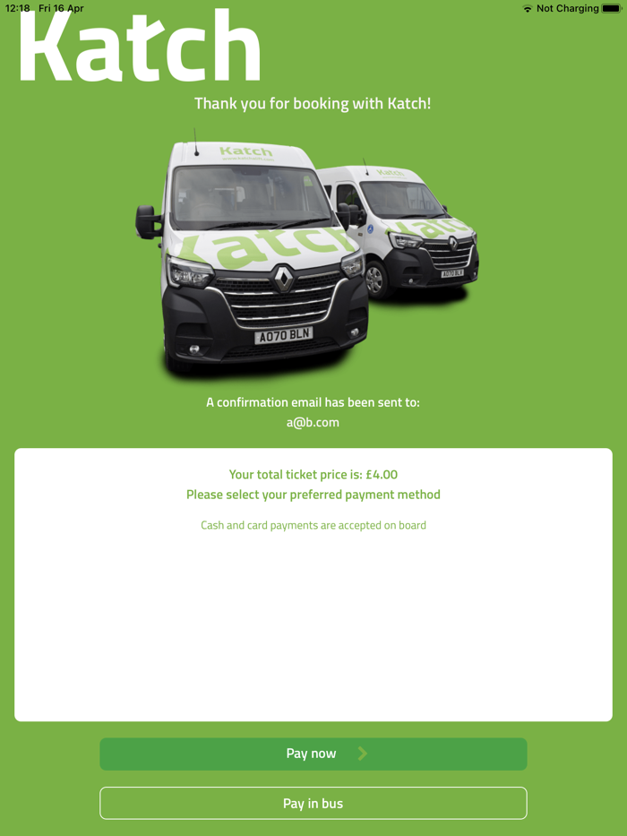 Katch on-demand transport