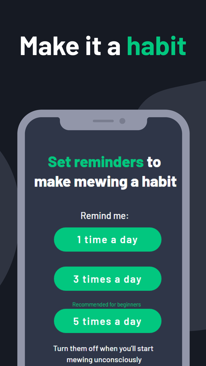Mewing Face  Chin Exercise