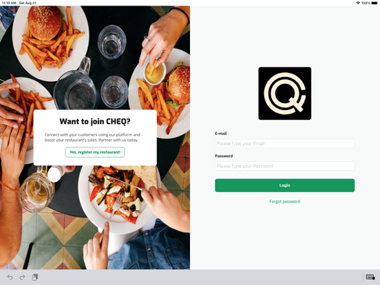 Screenshot #4 pour CHEQ for Restaurants