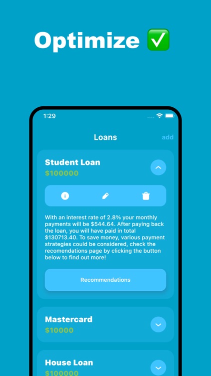 Zation: Loan Optimizer