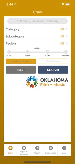 Game screenshot Oklahoma Film + Music Office apk