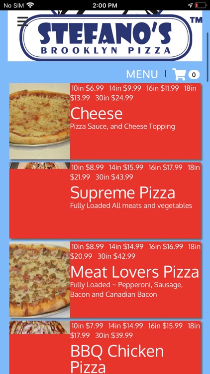 Stefano's Brooklyn Pizza screenshot-4