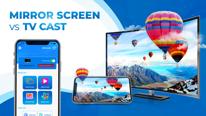 Miracast Screen Mirroring App