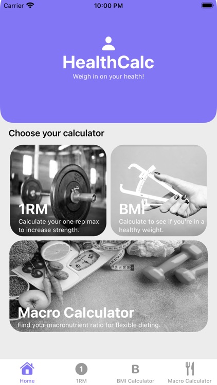 HealthCalc - Fit Calculators