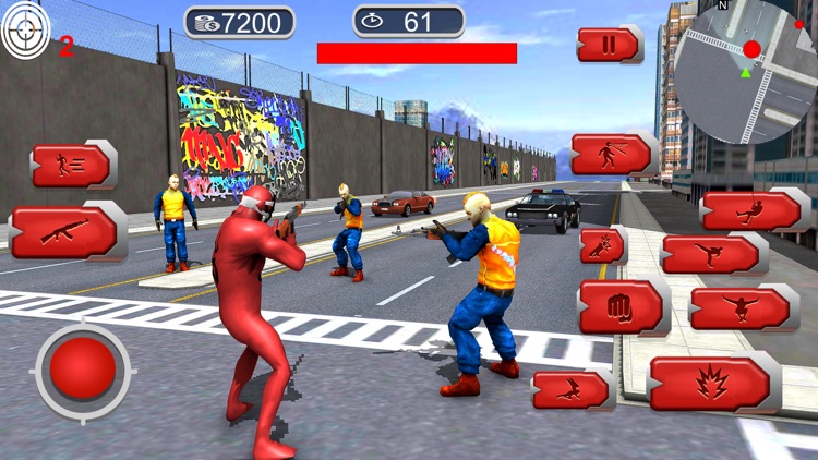 Black Spider Rope Hero Games screenshot-3