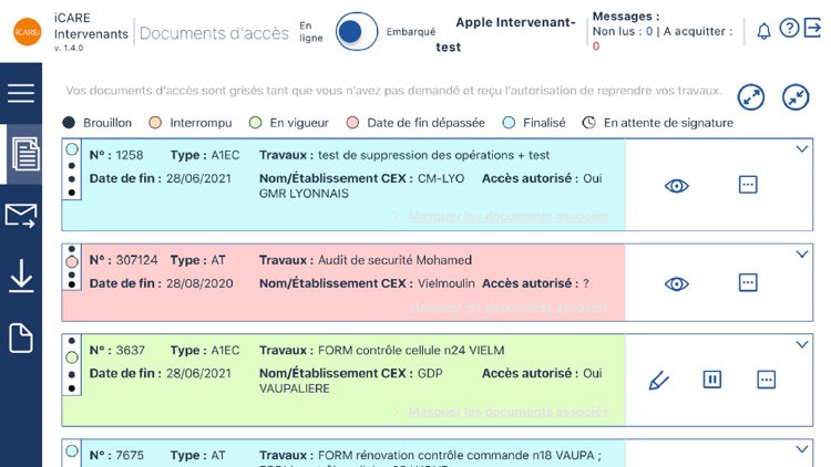 iCARE Intervenants