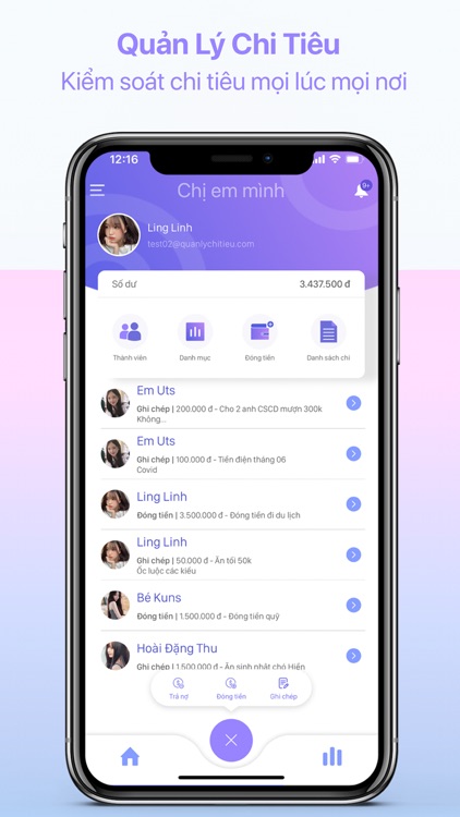 App Quản Lý Chi Tiêu