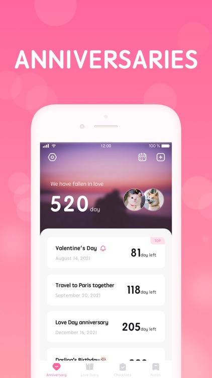 Anniversary Dating Tracker